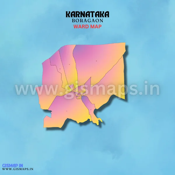 Boragaon Ward Map (Karnataka)